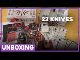 Unboxing | 23 Knives | Play To Z | The Players' Aid