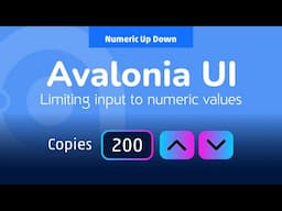 30. Avalonia UI Real World (Numberic Up Down)