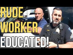 CITY EMPLOYEE RAGES OUT & ADMITS HE HATES THE US CONSTITUTION!