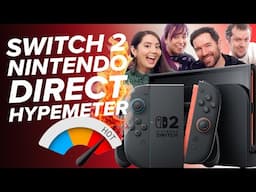 Nintendo Switch 2 HYPEMETER LIVE 🔥 | Nintendo Direct Reaction Stream April 2025