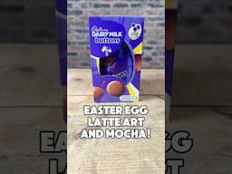 Easter Egg Latte Art And Mocha #coffee #easteregg #shorts