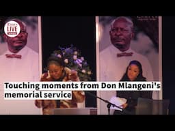 Touching moments from Don Mlangeni's memorial service