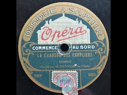 Eugène Dathané  " la chanson des peupliers "  1918
