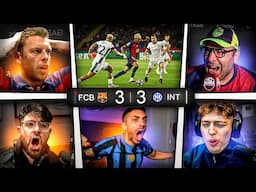 LAS MEJORES REACCIONES AL BARCELONA 3-3 INTER DE MILAN😯🔥DAVOO, EL CHIRINGUITO, DjMaRiiO, LA COBRA
