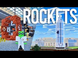 Making Rockets & Engines! - Let's Play Minecraft 672