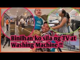 Sobrang happy  nila  binilhan ko ng tv at washing machine si mama at papa