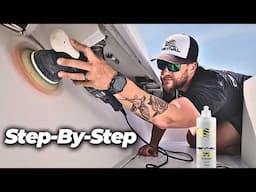 How to Wax A Boat Like A Pro  | Full Day Of Boat Detailing