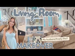 EXTREME LIVING ROOM MAKEOVER!🌟Huge New Couch, Decor Transformation, & Cozy Vibes!!!
