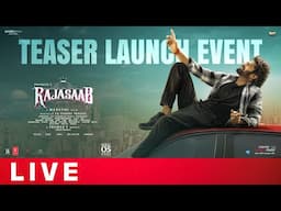 The RajaSaab Teaser Launch Event Live | Prabhas | Maruthi | Thaman S | Shreyas Media