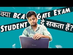 can bca student apply for gate Gate after BCA? kya BCA student Gate exam de sakta hai? #shorts