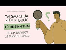 Tại sao chưa kiếm được Pi từ hệ sinh thái?