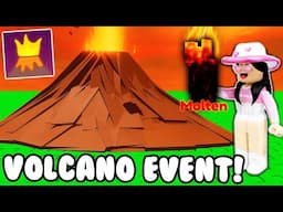 NEW VOLCANO EVENT In Grow A Garden!