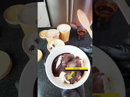 Ice Cream Hack Crunchy Chocolate dip #icecream #recipe