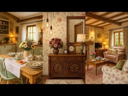English Country Cottage Interiors|Blending Wood, Stone, and Floral to Reflect Your Style🌷HOME DECOR