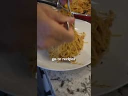 The repeat pasta recipe, especially when I was pregnant! #pasta #pastarecipe #recipes #recipeshorts