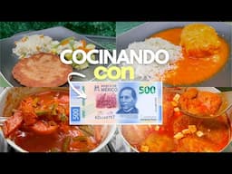 ✅ MENÚ SEMANAL con $500 pesos‼️5 RECETAS PARA TODA LA SEMANA ‼️Fácil y Económico 💰 Deliciosos