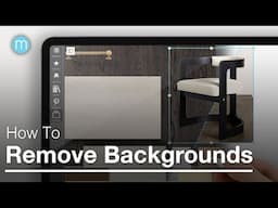 How to Remove Backgrounds of Any Image with AI in Morpholio Board: Interior Design iPad Tutorial
