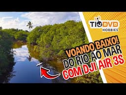 Voo com Drone DJI AIR 3S capturando a Natureza Selvagem da Praia de Paripueira