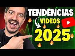 10 FORMATOS en TENDENCIA🔥 para tus VIDEOS de YOUTUBE en 2025