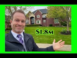 "🏡 ASMR Close Whisper Ramble: $1 8M Indiana Luxury Home Tour! 😴 Dream Mansion Secrets Revealed!"