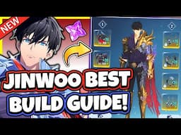 NEW SUNG JINWOO BUILD GUIDE! Artifacts / Stats / Weapons / Gems / & More! [Solo Leveling: Arise]