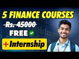 ये 5 FREE Finance Courses करो, और Internship पाओ Goldman Sachs मे | IIM Courses