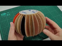Cardboard Crafts - DIY Cardboard Flower Vase