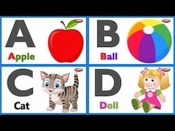 Alphabet 26 letter words | Learn Alphabet a to z with Words | 26 Most Common words with Alphabets