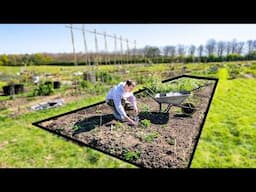 How much food can I grow in this patch? Ep 1 - Spring work, starting seeds and preparing the ground