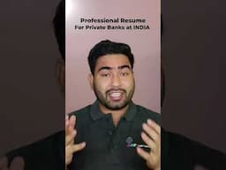 Resume for HDFC Bank | Resume for Freshers | Resume For Bank | ZD talks