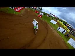 MXGP of Latvia with Mathis Valin from Kawasaki Racing Team MX2 FPV
