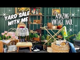 Thrifting Yard Sales & HUGE haul | Vintage Home Decor For Resale 🇨🇦