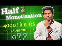 YouTube Half Monetization All Doubts | Half Monetization Ke Baad Kya Kare