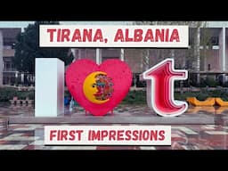 Tirana Albania walking tour. Walking around Tirana Albania. What to expect.