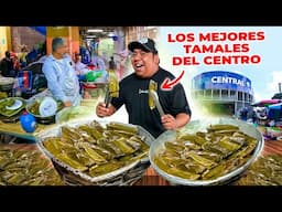 👀BUSCANDO TAMALES en el MERCADO CENTRAL *una delicia completa*