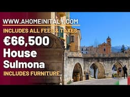 FANTASTIC ITALIAN PROPERTY in the heart of STUNNING SULMONA close to the coast and ski resorts.