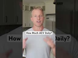 How Much Apple Cider Vinegar Should I Take Daily?