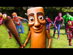 Superheroes VS Tung Tung Tung Sahur - Squid Game!