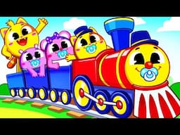 Wheels On The Train | Safety Rules on the Way | Funny Song For Baby & Nursery Rhymes by Toddler Zoo