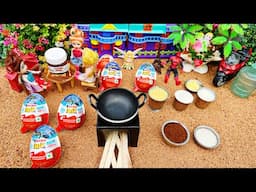 Miniature Kinder joy Cookie Recipe | The KINDER JOY Cookie | Chocolate Biscuits | Kinder joy Recipe