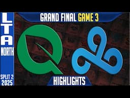 FLY vs C9 Highlights Game 3 | LTA North Playoffs GRAND FINAL | FlyQuest vs Cloud9 G3