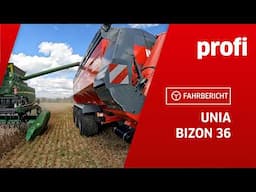 Taxi-Tanker: Überladewagen Unia Bizon 36 | profi #Fahrberich