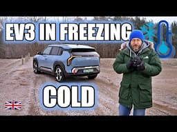 KIA EV3 81 kWh - Real-World Winter Range (ENG) - Test Drive and Review