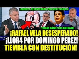 ¡LE LLEGÓ SU FÍN! RAFAEL VELA LLORA POR DOMINGO PEREZ Y SU  DESTITUCIÓN INMINENTE TRAS CAER DELATADO
