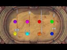Marble Gladiators. Marble Fighters. Marble War in the Arena.