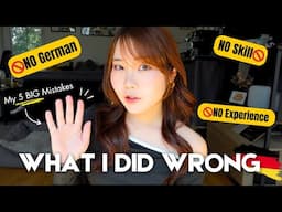 5 Job Hunting Mistakes | How I Got a Job in Germany Without German skills and experience