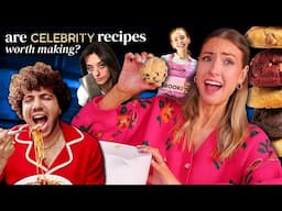 I Tried POPULAR CELEBRITY RECIPES... what's ACTUALLY worth making??