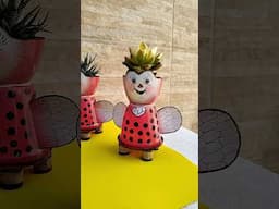 Belas joaninhas!!! Tutorial aqui no Canal!! #ladybugs #gardendecor #sustentabilidade  #craft