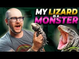 My Sweet Little Lizard Turned into a Giant MONSTER!