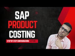 Product Costing in SAP CO | Step By Step Configuration| SAP FICO S4HANA | SAP Controlling Lecture 1